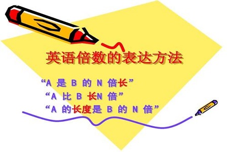 高考英语倍数表达详细分解